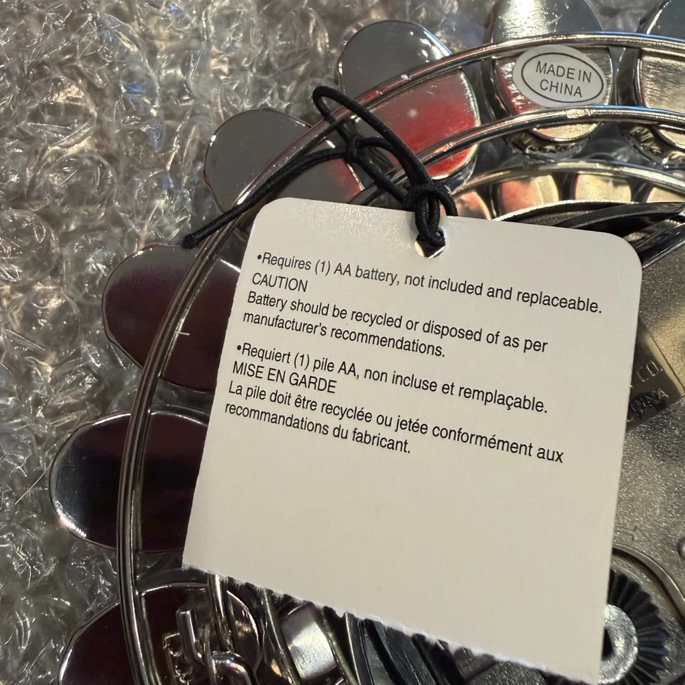 Pier 1 Crystal Embellished mini Clock